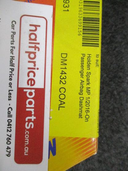 Shevron Dash Mat (Grey) Suits Holden MP Barina Spark Hatch - New Part