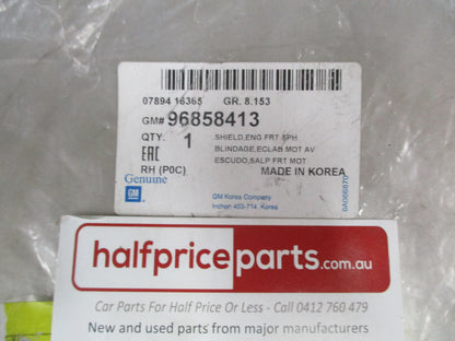 Holden Captiva Genuine Right Hand Lower Diesel Engine Splash Guard New Part