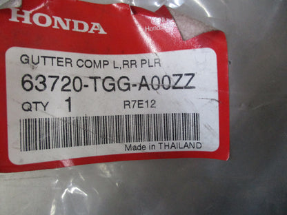 Honda Civic Genuine Left (Passengers) Rear Gutter/Piller New
