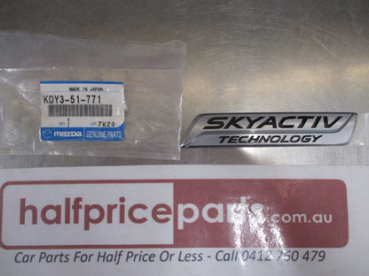 Mazda CX-5 Genuine Rear Tail Gate Name Plate New Part