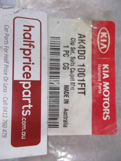 Kia Carnival Genuine Front and Rear Carpet Mat Fitting Kit New Part