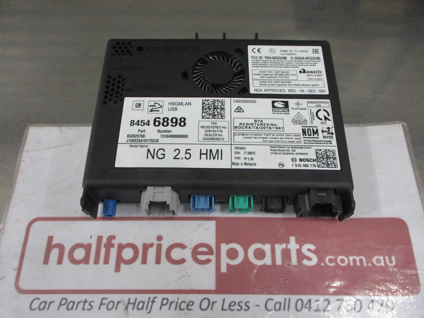 Holden Colorado-7 Genuine HMI Module Navagation System New Part
