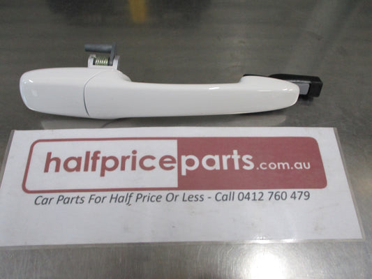 Mazda 6 Genuine Right Hand Rear Outer Door Handle (Factory White) New Part
