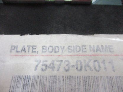 Toyota Hilux Genuine Front Door Chrome Emblem 2.7 New Part