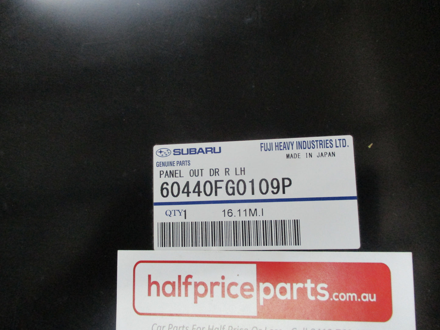 Subaru Genuine Left Hand Rear Outer Door Skin - Unknown Model - New Part