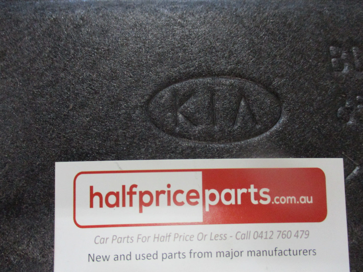 Kia Cerato Genuine Rear Luggage Covering (Black) Mat New Part