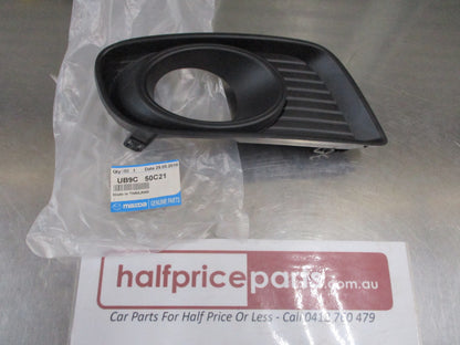Mazda BT-50 Genuine Front Bumper Left Hand Fog Light Bezel New Part