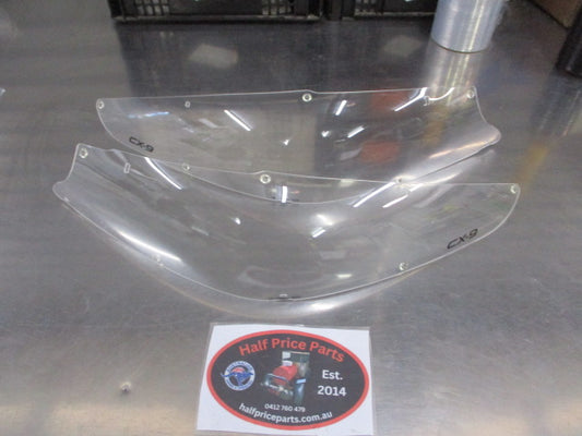 Mazda CX-9 TC Genuine Headlight Protector Pair (Replacement Only NO Fitting Kit) New Part