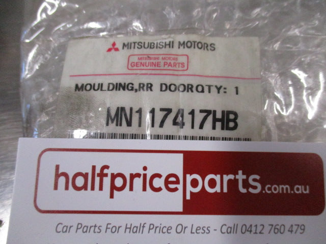 Mitsubishi ML/MN Triton Genuine Left Hand Rear Door Protector Moulding (Gray) New Part