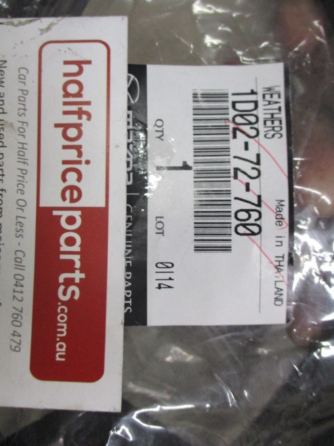 Mazda BT-50 Genuine Freestyle Cab Left Hand Weatherstrip New Part