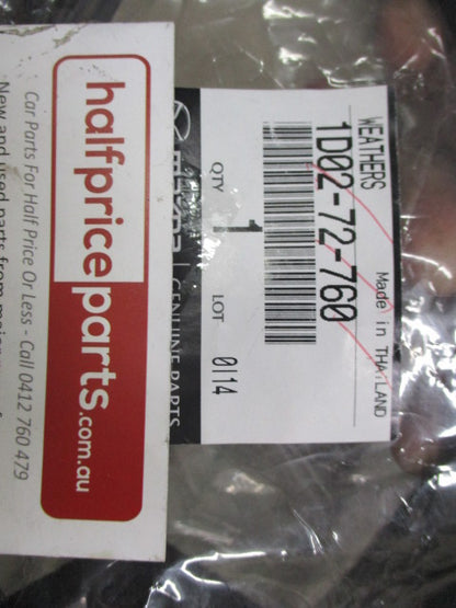 Mazda BT-50 Genuine Freestyle Cab Left Hand Weatherstrip New Part