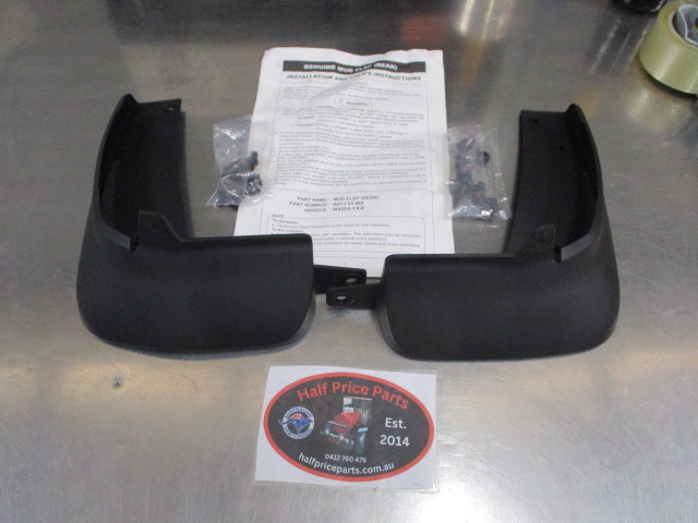 Mazda CX-8 Genuine Rear Mud Flap Set With Screws New Part