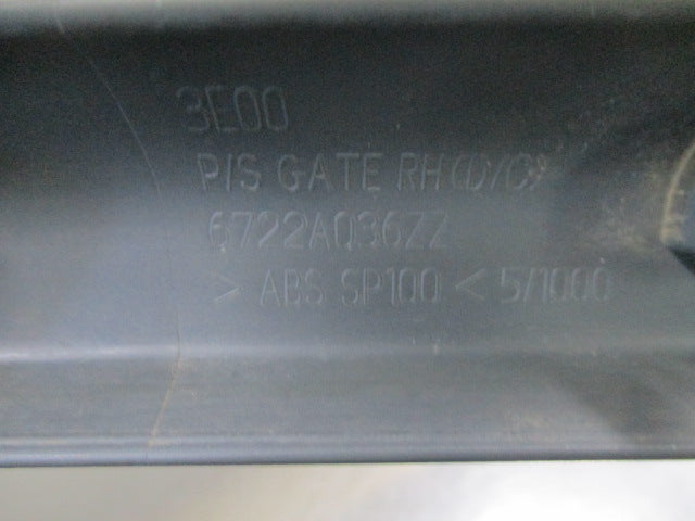 Mitsubishi Triton Genuine Right Hand Rear Tub Finisher Panel Trim Used Part