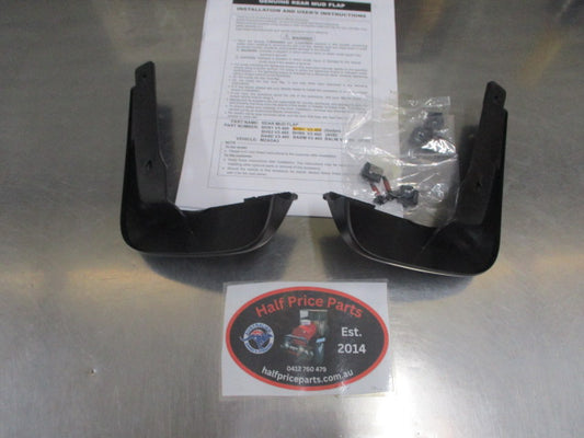 Mazda 3 Genuine Rear Mud Flap Kit With Screws New Part