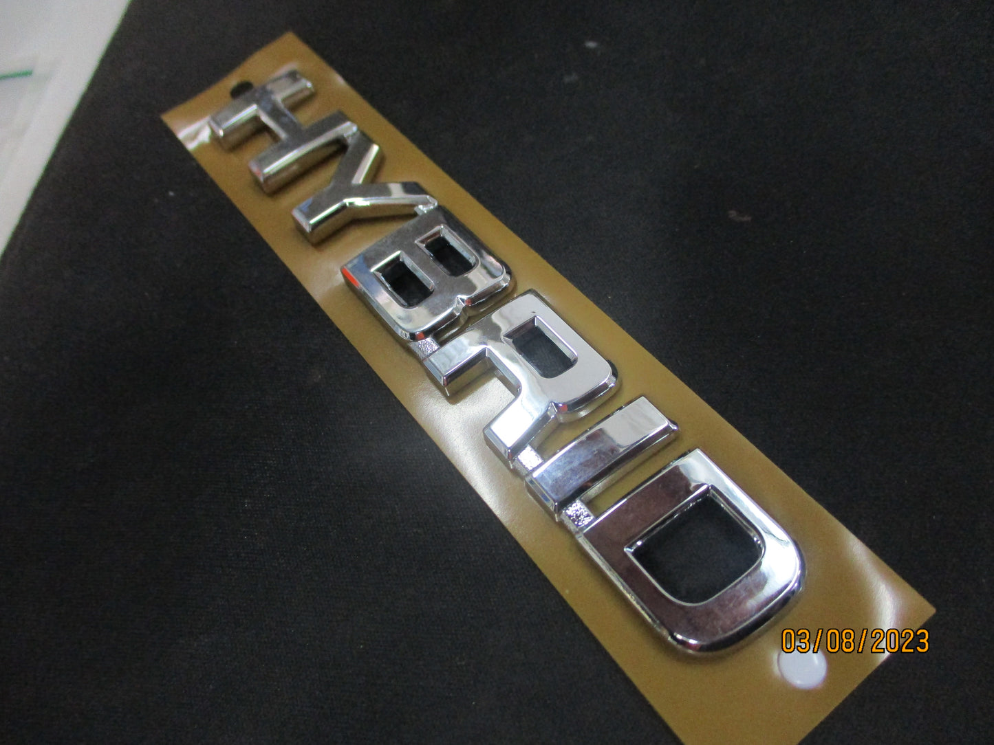 Toyota Corolla Genuine Rear Tail Gate/Boot Chrome Hybrid Emblem New Part