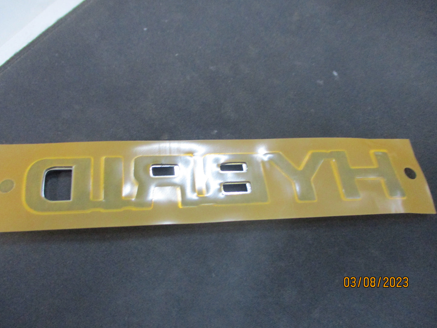 Toyota Corolla Genuine Rear Tail Gate/Boot Chrome Hybrid Emblem New Part