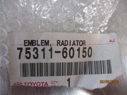 Toyota Prado 120 Genuine Front Grille Emblem New Part
