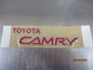 Toyota Camry ACV36 Sportivo Genuine Rear Boot Lid RED Emblem New Part