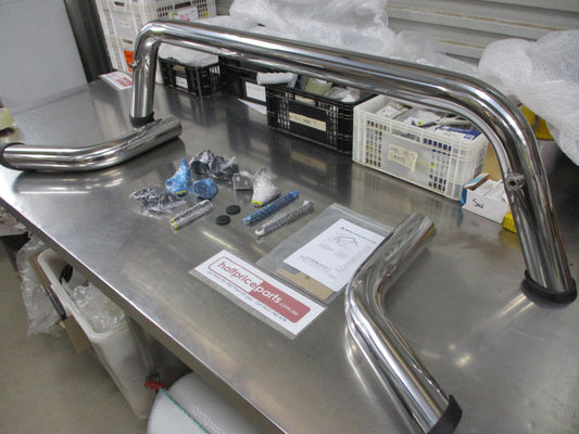 Mitsubishi MQ Triton Dual Cab Genuine Stainless Steel Sports Bar 3 Piece  Kit New Part