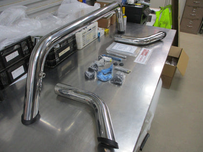 Mitsubishi MQ Triton Dual Cab Genuine Stainless Steel Sports Bar 3 Piece  Kit New Part