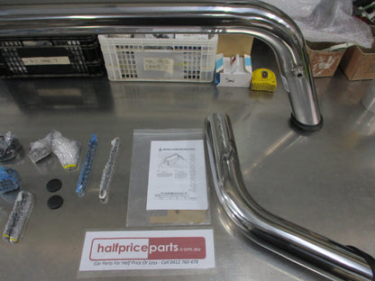 Mitsubishi MQ Triton Dual Cab Genuine Stainless Steel Sports Bar 3 Piece  Kit New Part