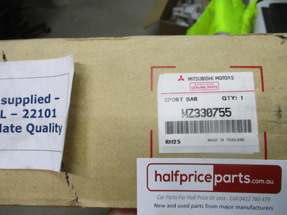 Mitsubishi MQ Triton Dual Cab Genuine Stainless Steel Sports Bar 3 Piece  Kit New Part