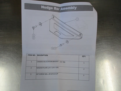LDV T60 Genuine 360 Camera Relocation Kit New