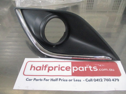 Mitsubishi Outlander Genuine Left Hand Front Fog Light Bezel With Chrome Trim New Part