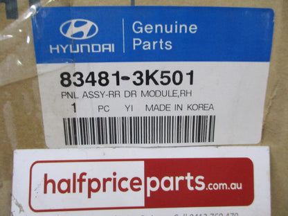 Hyundai Sonata Genuine Right Hand Rear Door Regulator New Part.
