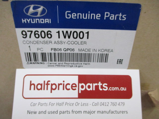 Hyundai Accent/Veloster/Kia Rio Genuine Air Conditioning Condenser New Part