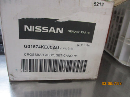 Nissan Navara D23 NP300 Genuine Canopy Roof Cross Bar Rack Set New Part