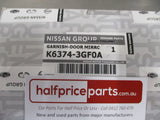 Nissan Pulsar Genuine Left Hand Door Mirror Cover (Unpainted) New Part