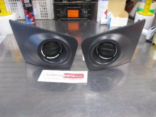 Mitsubishi ML Triton Genuine Fog Light Cover Pair (Black) New Part