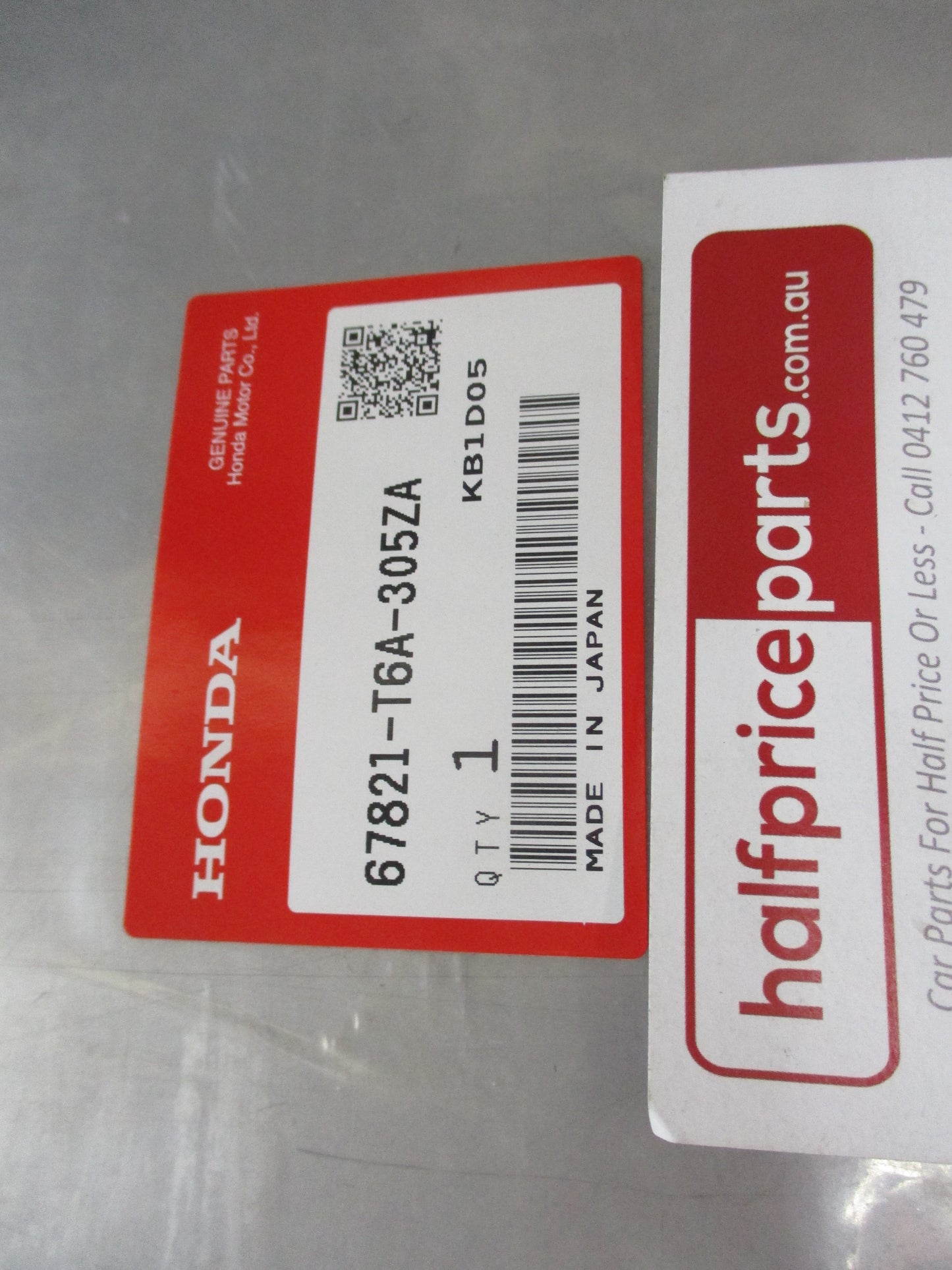 Honda Odyssey Genuine Rear Door Inner Sash Set New Part