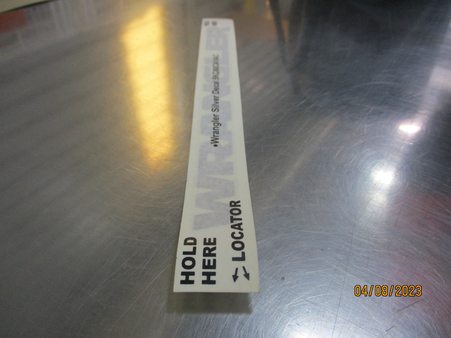 Jeep Wrangler Genuine Wrangler Decal New Part