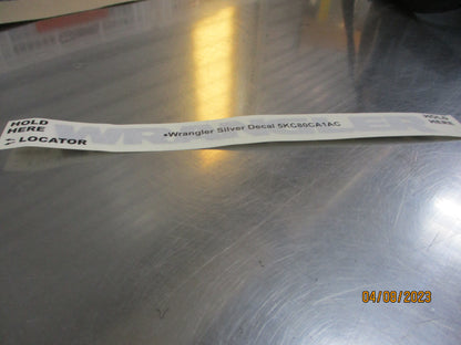 Jeep Wrangler Genuine Wrangler Decal New Part