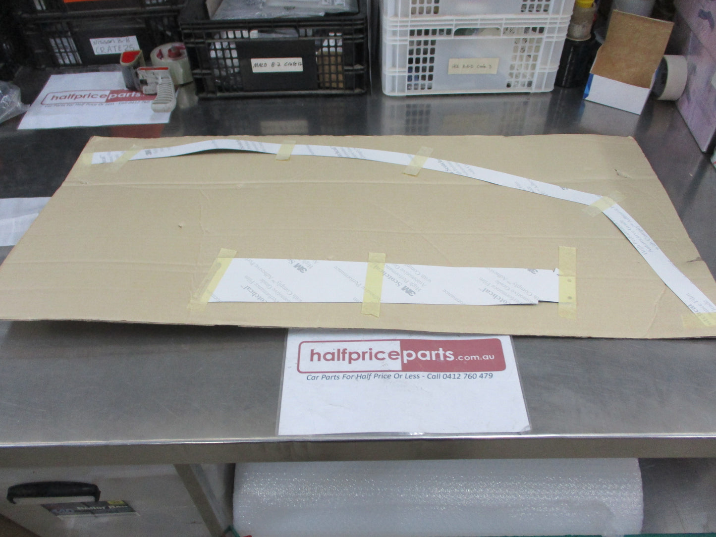 Honda Jazz Genuine Left Hand Front Door Sash Set (Black Gloss) New Part