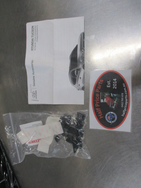 Hyundai Tucson Genuine Smoked/Black Bonnet Protector W/ Fitting Kit New Part.