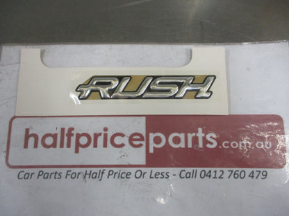 Toyota RUSH Genuine Chrome Emblem New Part