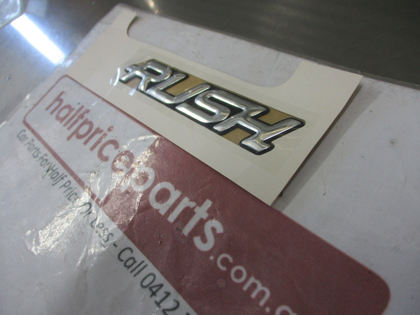 Toyota RUSH Genuine Chrome Emblem New Part