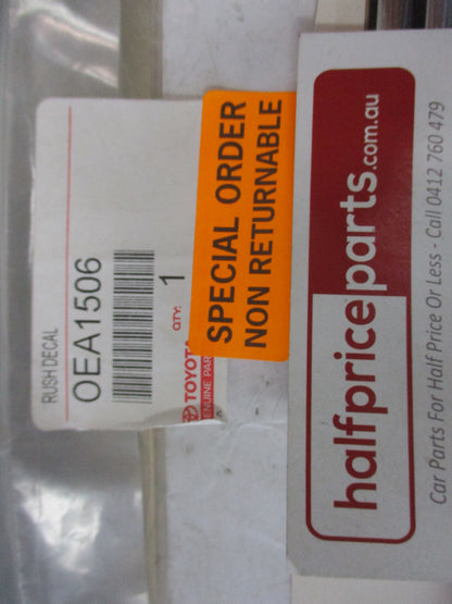 Toyota RUSH Genuine Chrome Emblem New Part