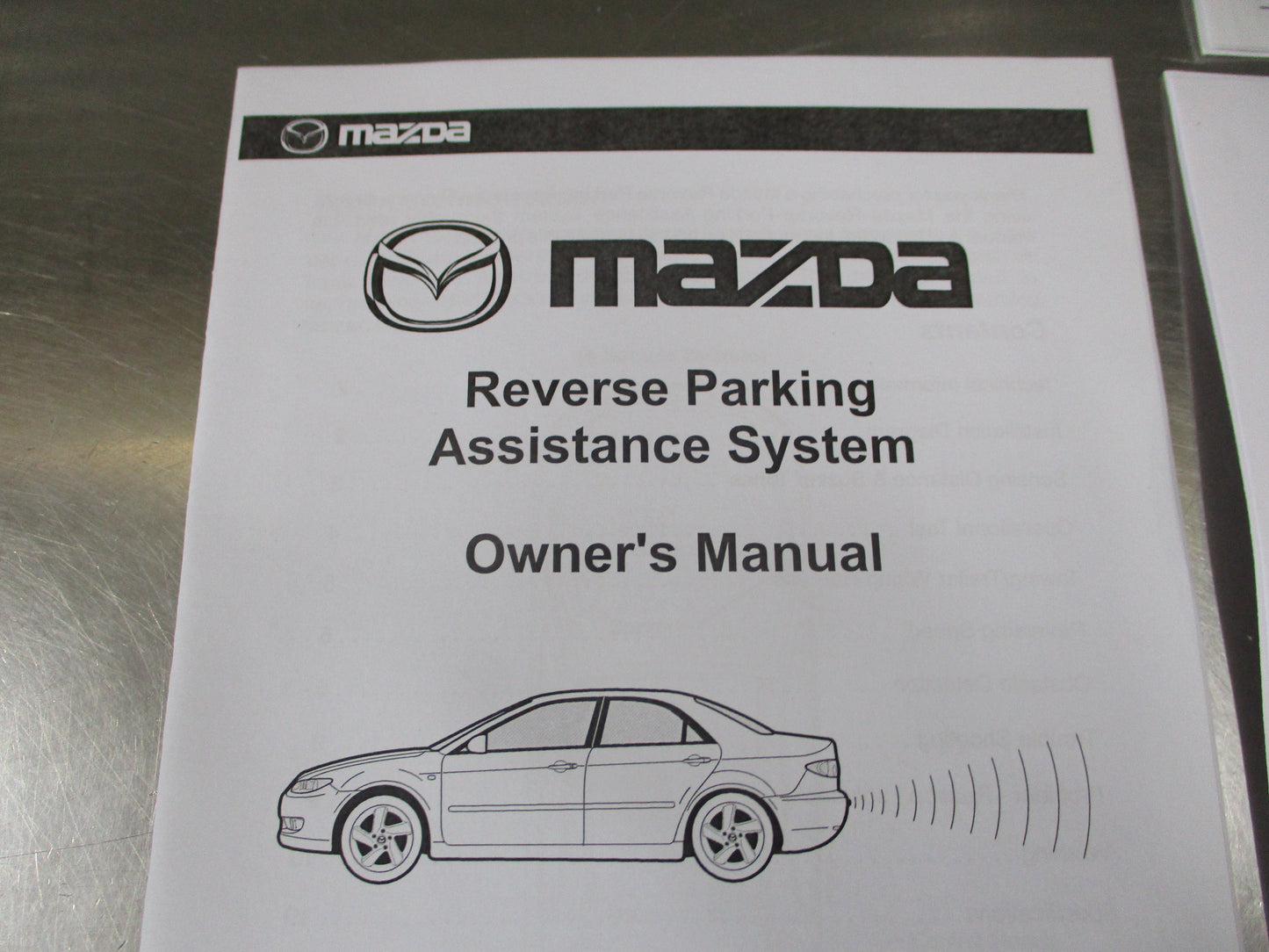 Mazda 2 DE Genuine Reverse Park Assist With Fitting Kit And Instructions (Spirited Green) New Part