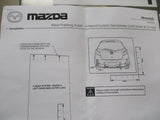 Mazda 2 DE Genuine Reverse Park Assist With Fitting Kit And Instructions (Spirited Green) New Part