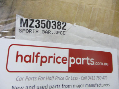 Mitsubishi Triton MN Dual Cab Genuine 3 Pce Sports Bar w/Fitting Kit New Part