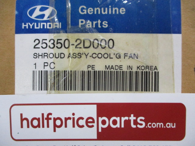 Hyundai Tiburon/Elantra Genuine Radiator Fan Shroud New Part