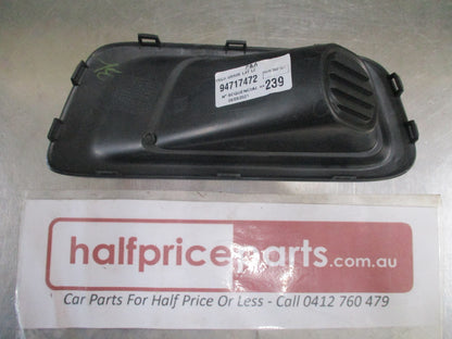 Holden RG Colorado Genuine Front Bumper Fog Light Blank Insert Left Hand New Part