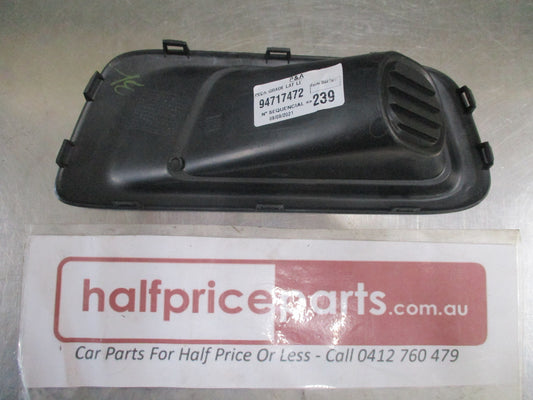Holden RG Colorado Genuine Front Bumper Fog Light Blank Insert Left Hand New Part