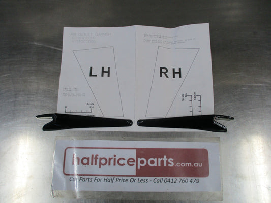 Subaru BRZ Genuine Left And Right Guard Vent Accents New Part