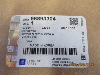 Holden JH Cruze Genuine Wiper Motor ASM New Part