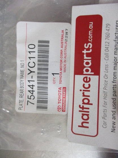 Toyota Camry ACV36 Genuine Rear Boot Chrome Emblem New Part